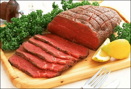 Spicy roast beef