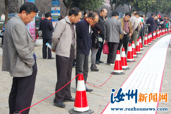 Impressive work of calligraphy on show in Ruzhou