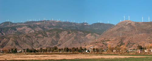 Fengle Wind Power Project in Yunnan (China)