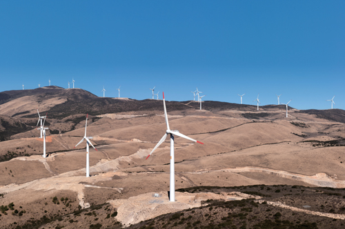 Luoping Mountain Wind Power Project in Yunnan (China)