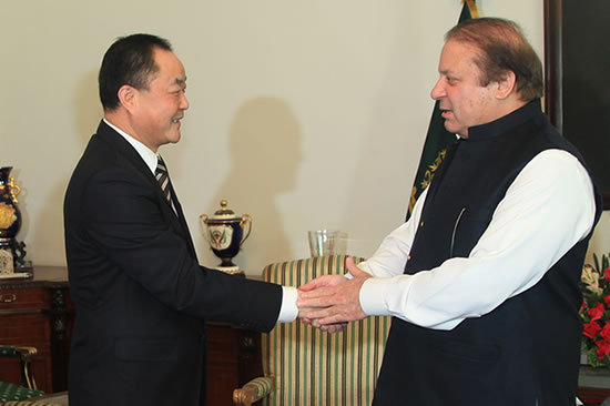 CGGC Chairman Nie Kai met with Pakistani Prime Minister Nawaz Sharif