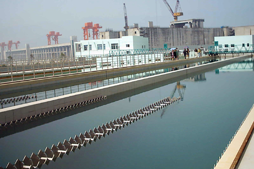 Permanent Water Plant in the Three Gorges Project (China)