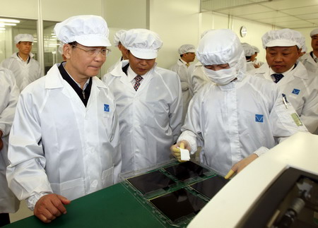 Premier Wen ends two-day inspection tour of Wuhan