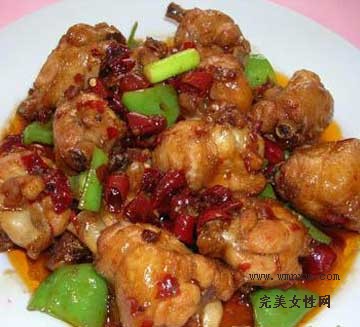 Deep-fried Chicken Legs with Mince Meat