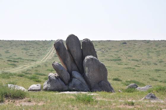 Grassland rock painting