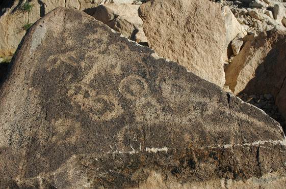 Grassland rock painting