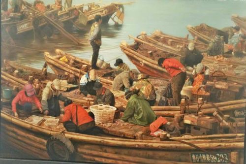Oil painting exhibition opens in Baotou