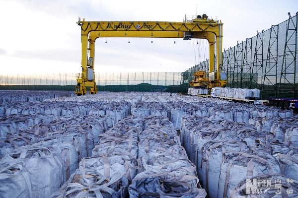 Ganqimaodu Port transports over 10 million tons of goods