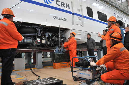CRH emergency drill in advance official operation