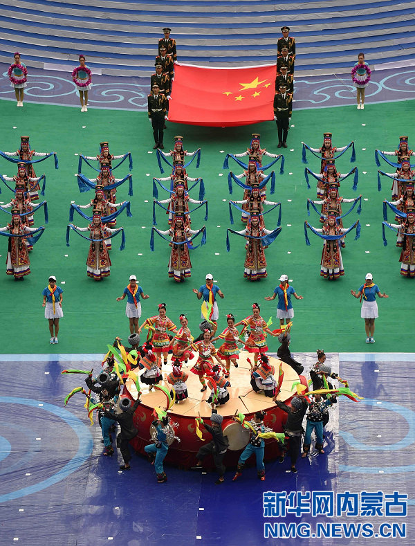 10th National Traditional Games of Ethnic Minorities opens in Ordos