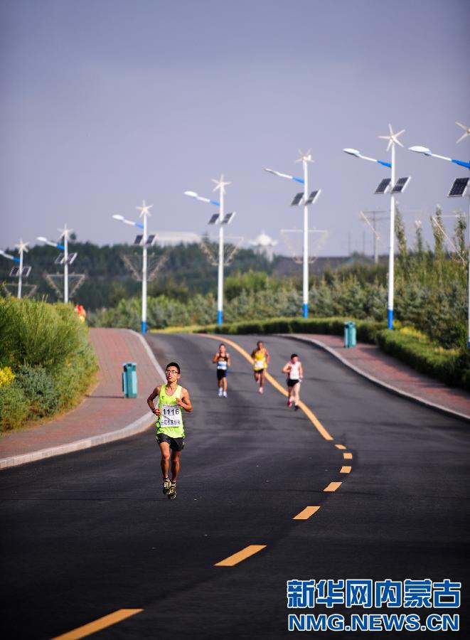 International marathon in full swing in Inner Mongolia