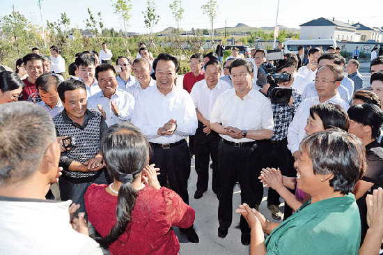 Inner Mongolia heads inspect Ten Full Coverage project