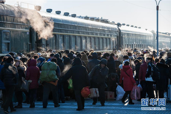 China's coldest railway station