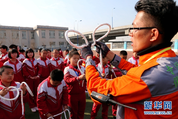 Safety education for Hohhot students