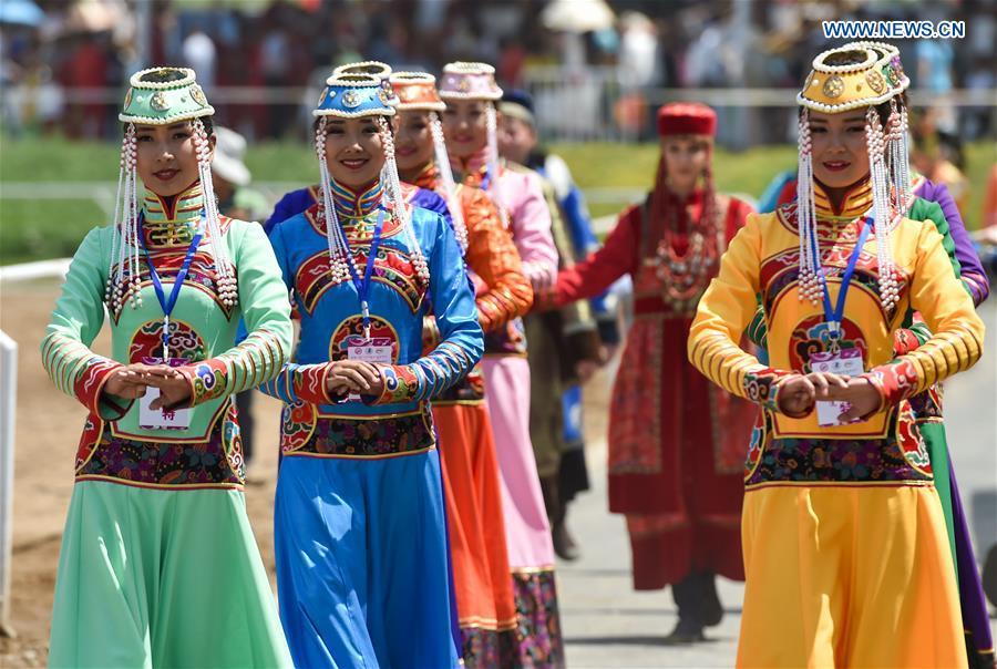 Nadam Fair celebrates harvest with sports in Inner Mongolia