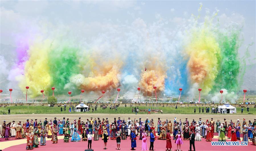 Nadam Fair celebrates harvest with sports in Inner Mongolia