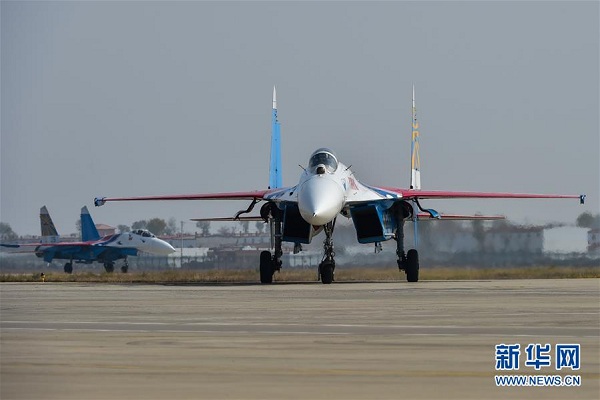 Russian ‘Knights’ touch down in Hohhot