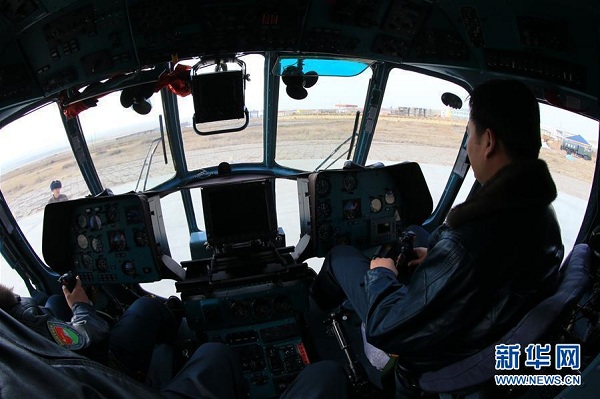 Flashback: Helicopters ready for Shenzhou-XI landing