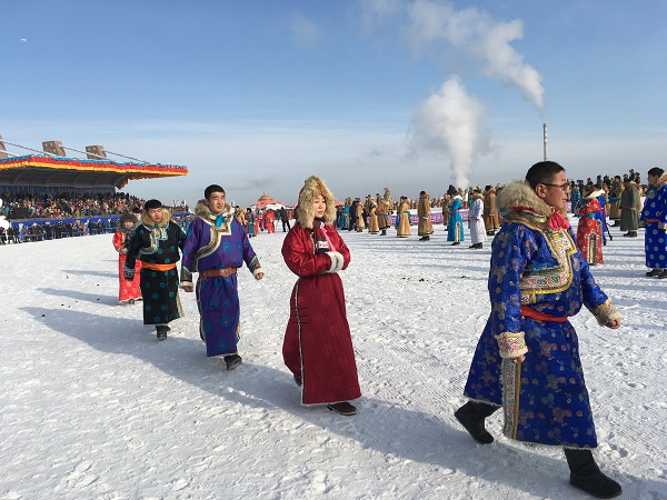 Ice and snow Nadam highlights nomadic culture on Xilin Gol grasslands