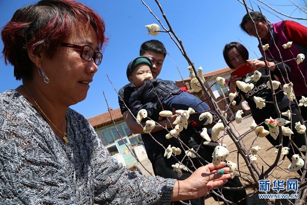 Animal-shaped buns made for Qingming Festival