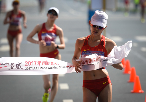 Inner Mongolians ace Taicang race walking competitions