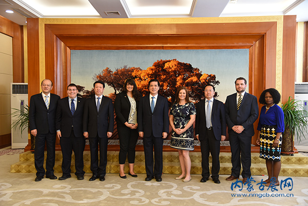 USA youth democrats visit Inner Mongolia