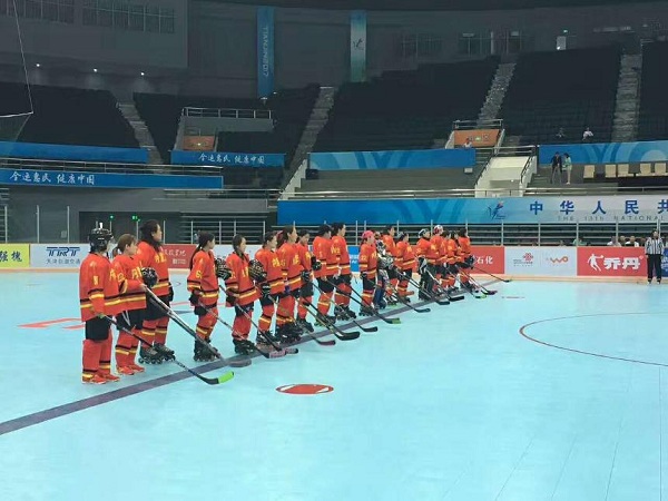 Inner Mongolia takes bronze at women's roller hockey