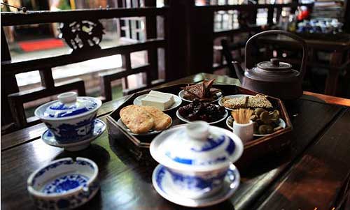 Zhouzhuang's well brewed tea culture
