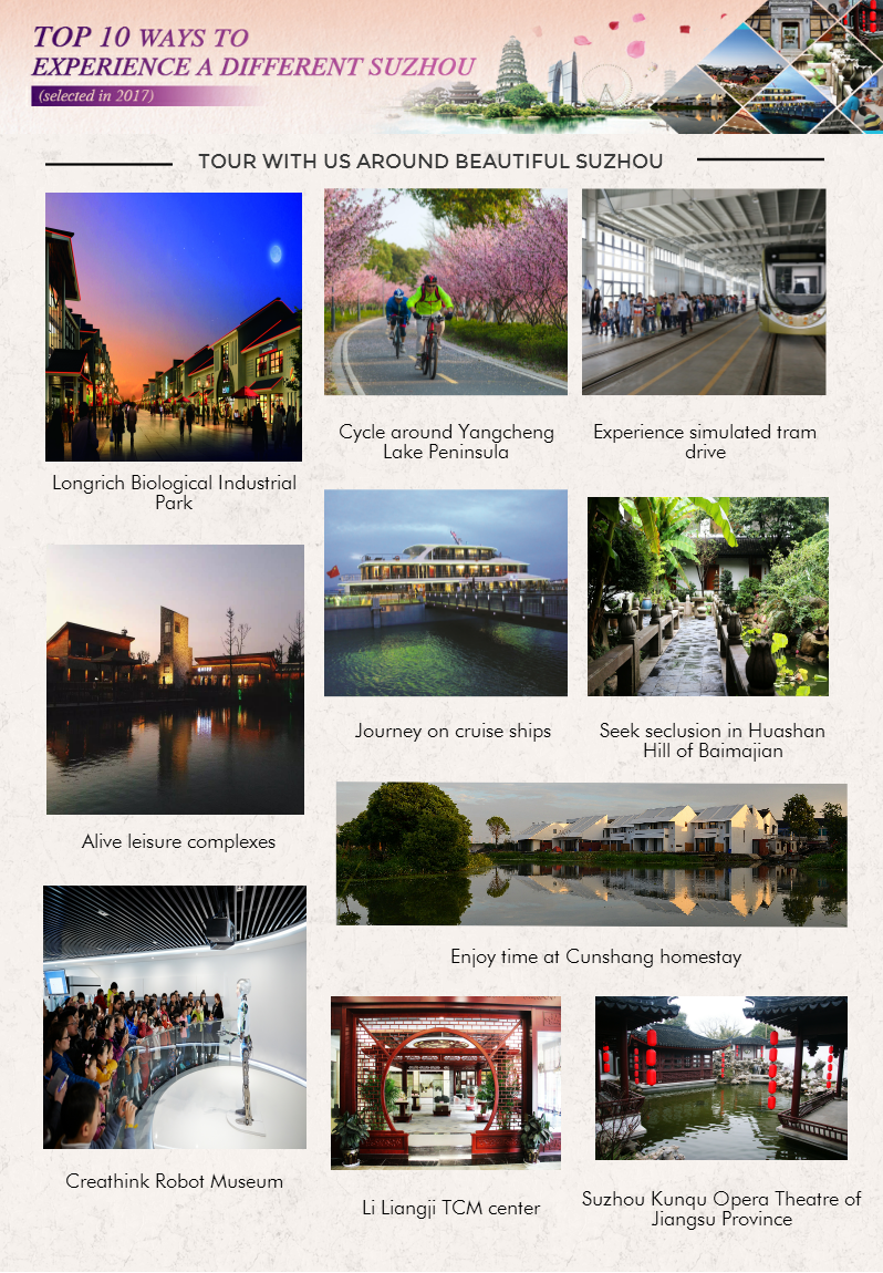 Top 10 ways to experience a different Suzhou