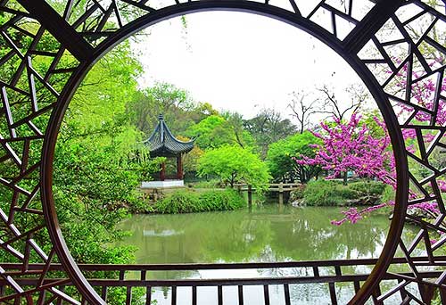 Yanshan Garden after a fine spring rain