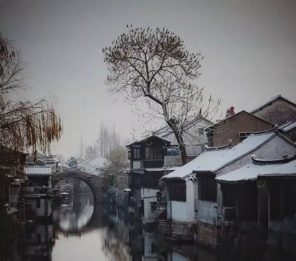 In pics: snow-covered Taicang