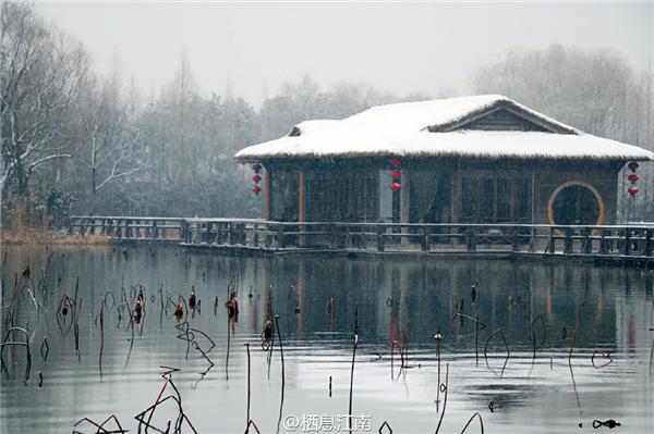 Snowy scenes across Wuxi