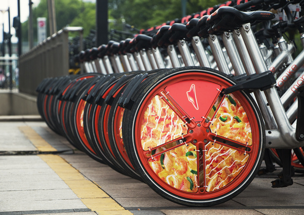 Mobike serves up Pizza Hut deals