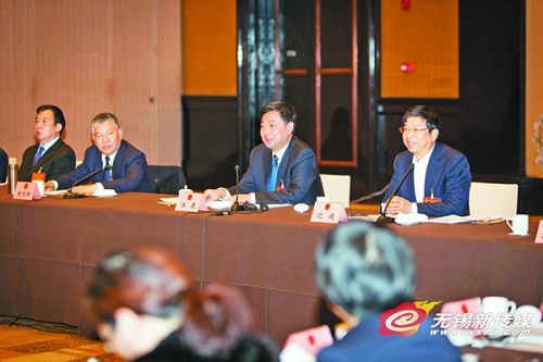 Wuxi mayor attends deliberation of Yixing delegation