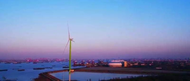 Wind power project is carried out in Jiangyin