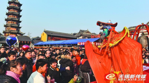 Wuxi entertains 3 million visitors during Spring Festival