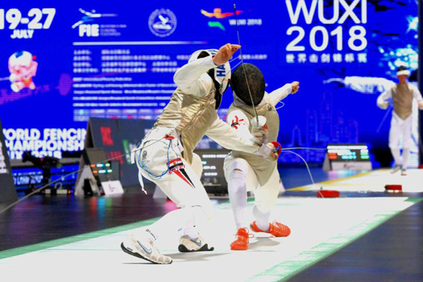 Chinese fencers perform well on day 3 of world championships