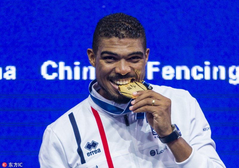 Yannick Borel: Men's epee individual champion