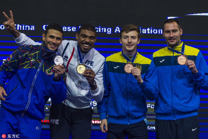 Yannick Borel: Men's epee individual champion