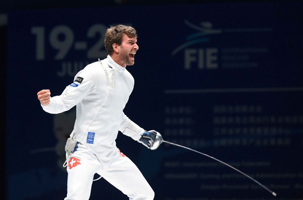 Switzerland wins 1st gold medal in World Fencing Championships