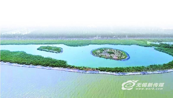 Ecological wetland in Yixing named advanced model