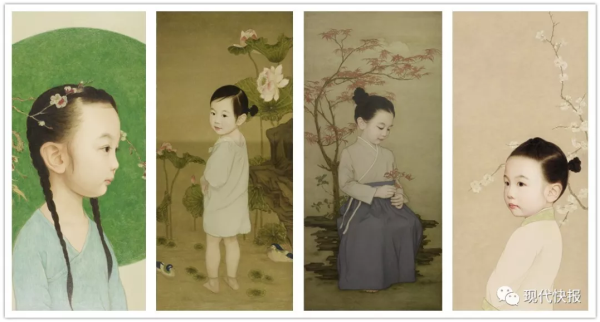 Artistic Wuxi father paints his daughters