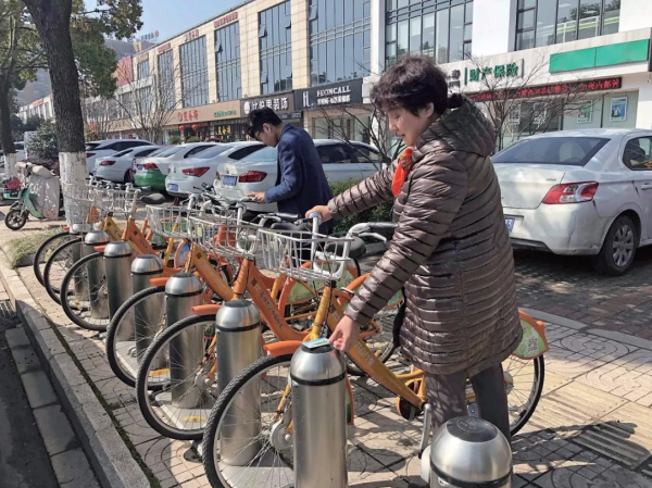 Yixing's public bicycle service standard promoted in Jiangsu