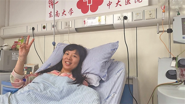 First women hematopoietic stem cell donator in Zhangjiagang