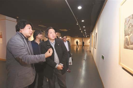 Artistic exhibition of Suzhou teachers in Zhangjiagang