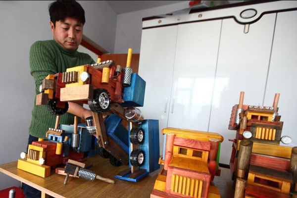 Changchun: handmade Optimus Prime Transformer is born