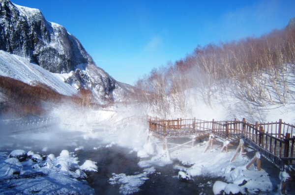Hot Springs in Changbai Mountains