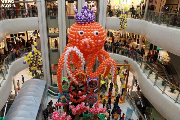 Balloon Doll Exhibition held in NE China