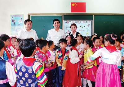 Jilin Party chief joined local kids for Children’s Day celebration