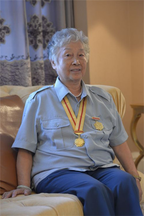 'Saluting Veteran' back home in Changchun from V-Day parade